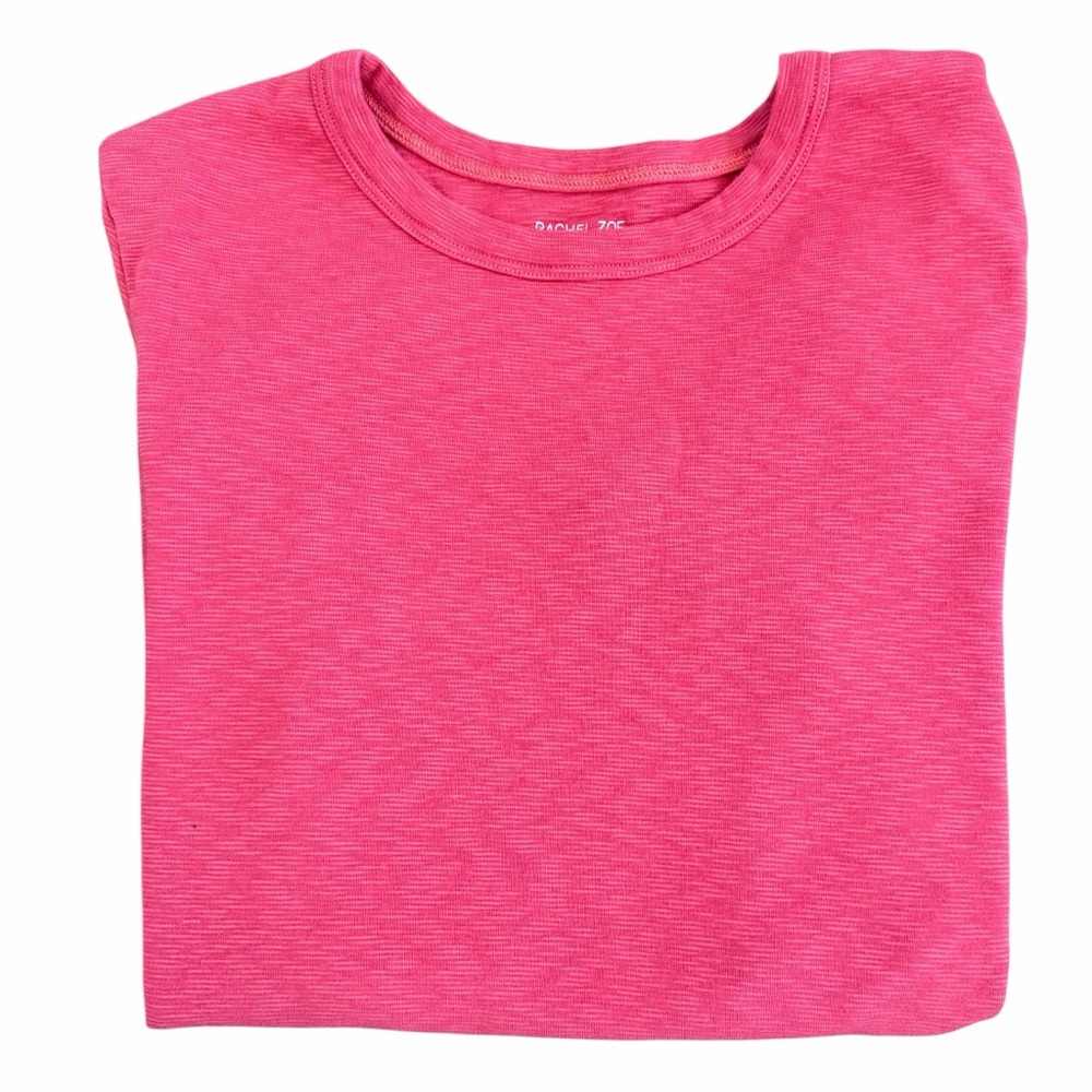Rachel Zoe Coral Baby Tee EUC - Picture 2 of 7